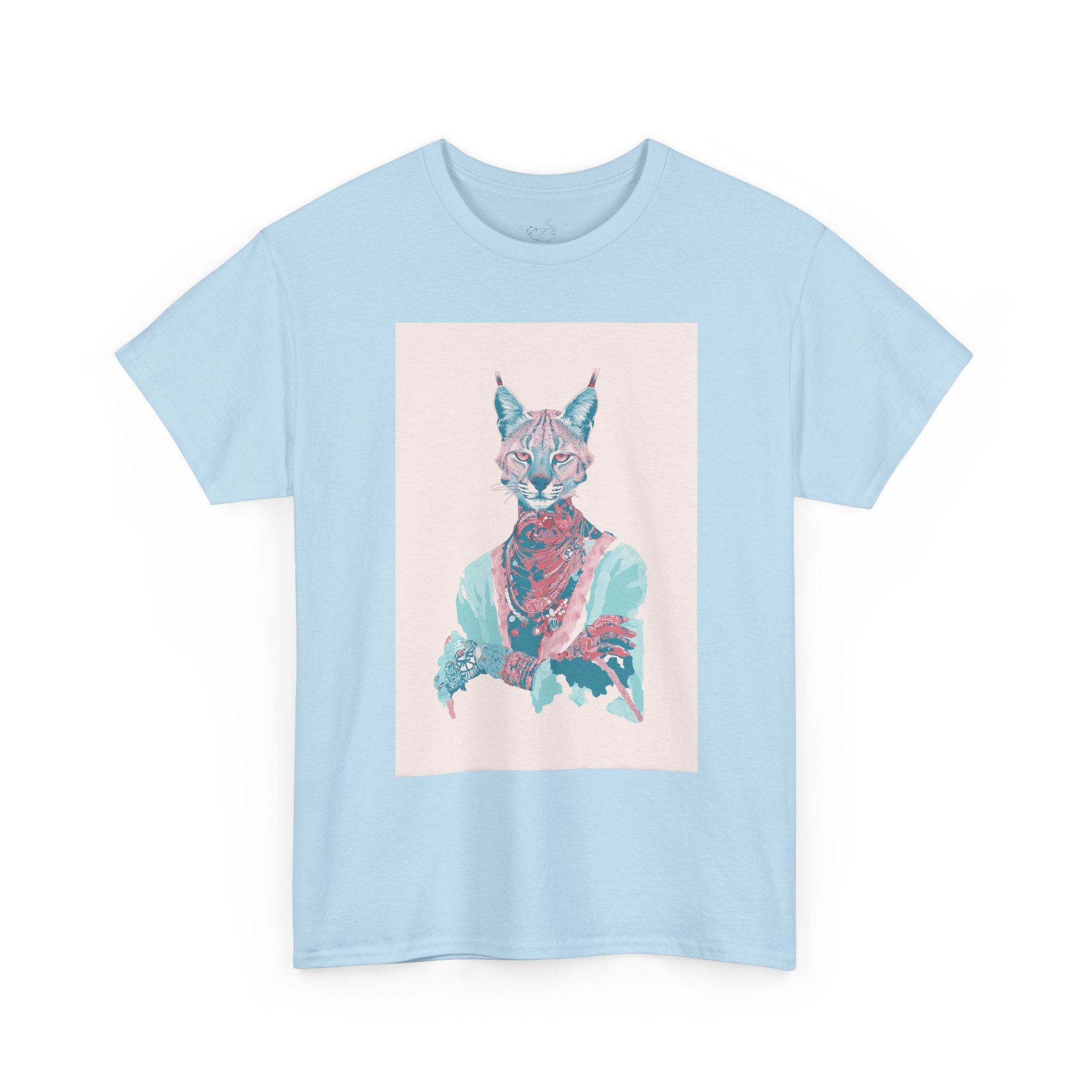 Fashion Pastel Cat T-Shirt — Pastel Trendy Cat Graphic Tee