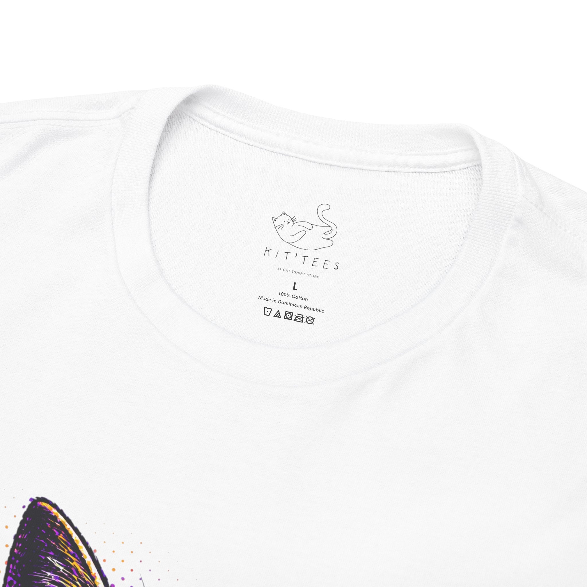Halftone Pet Cat T-Shirt — Retro Cat Graphic Tee
