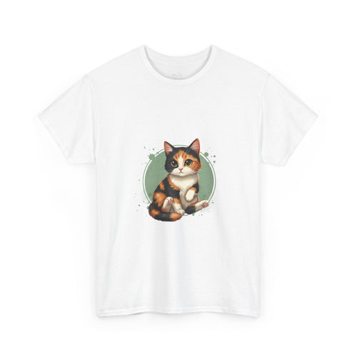 Cat Tee — Cute Calico Cat Graphic T-Shirt