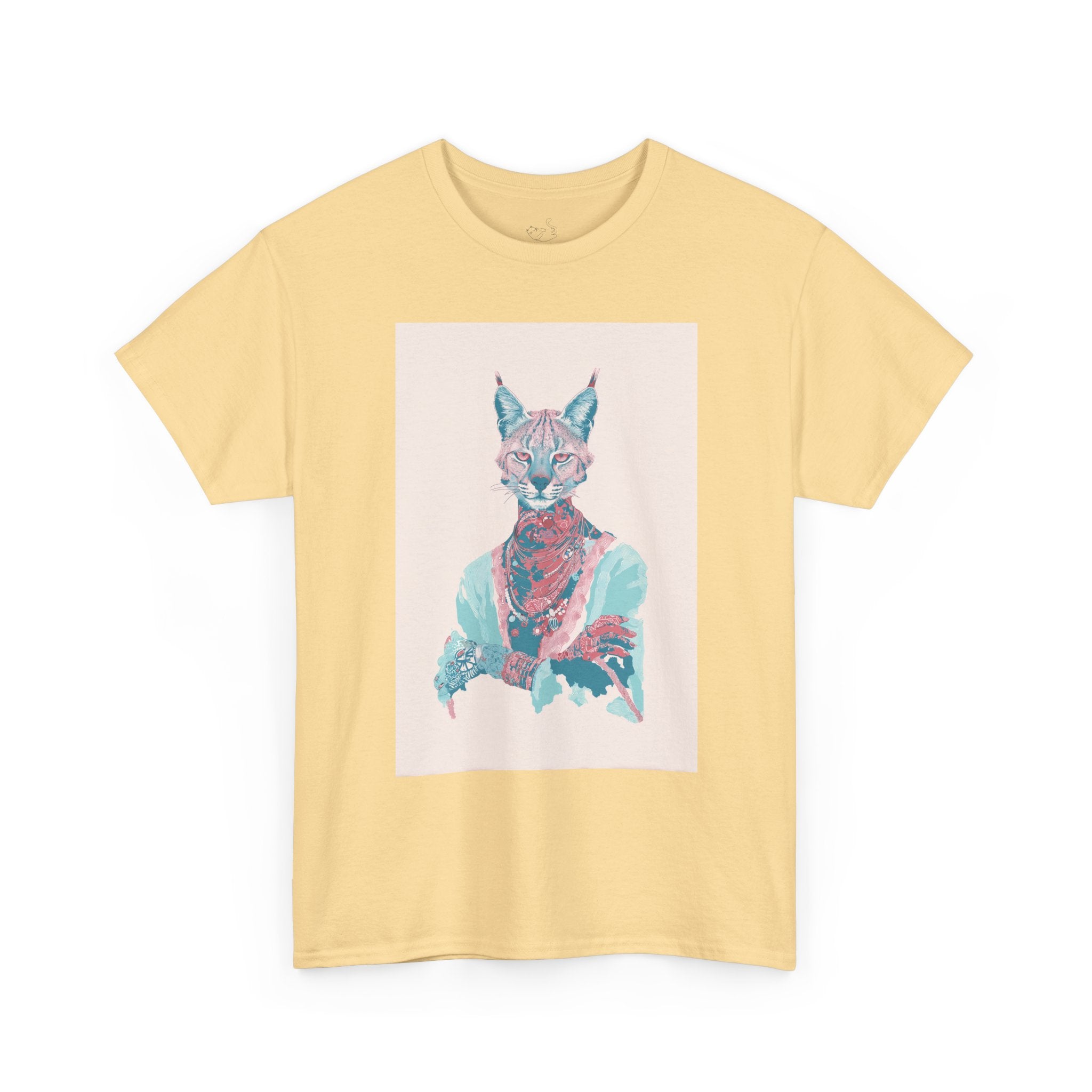 Fashion Pastel Cat T-Shirt — Pastel Trendy Cat Graphic Tee