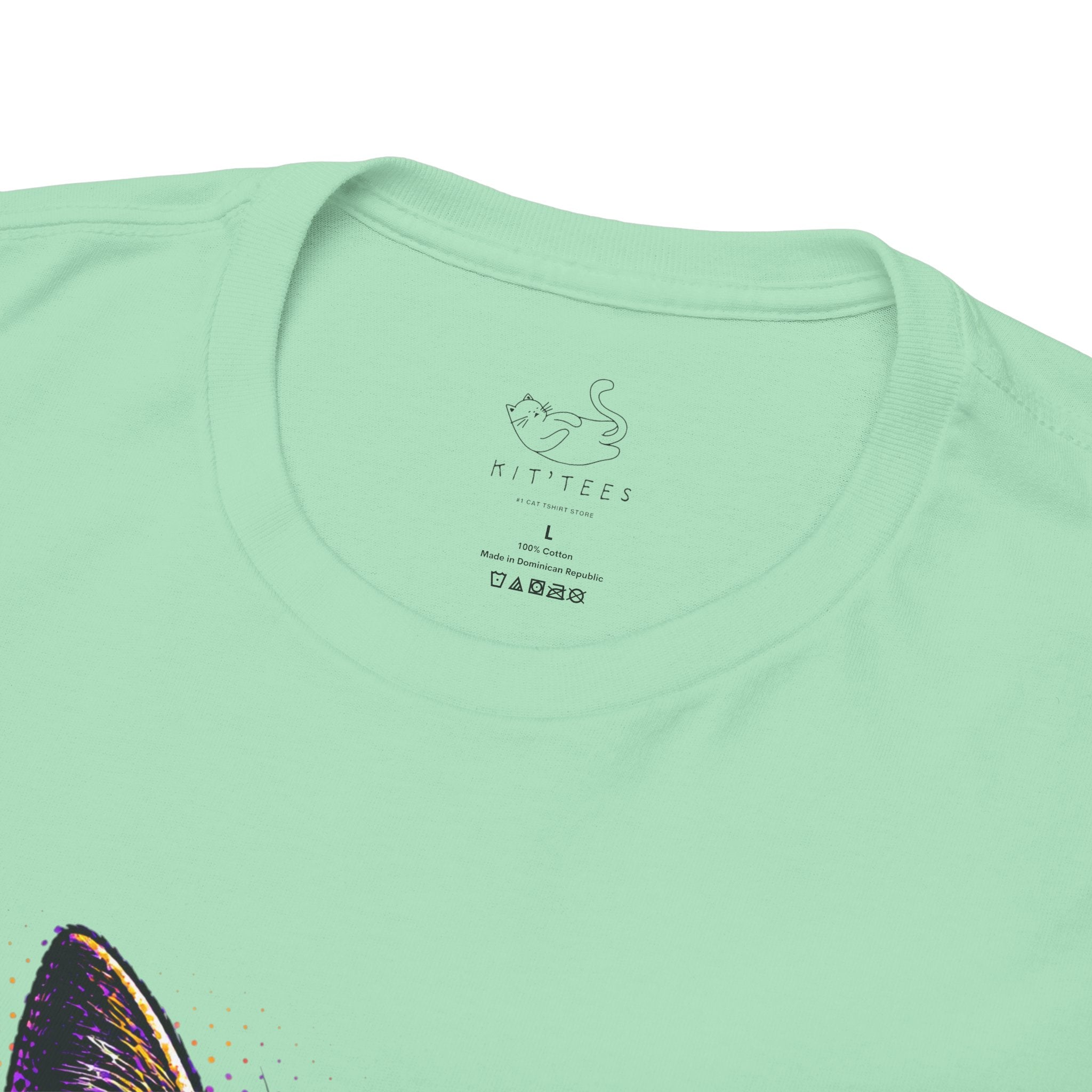 Halftone Pet Cat T-Shirt — Retro Cat Graphic Tee
