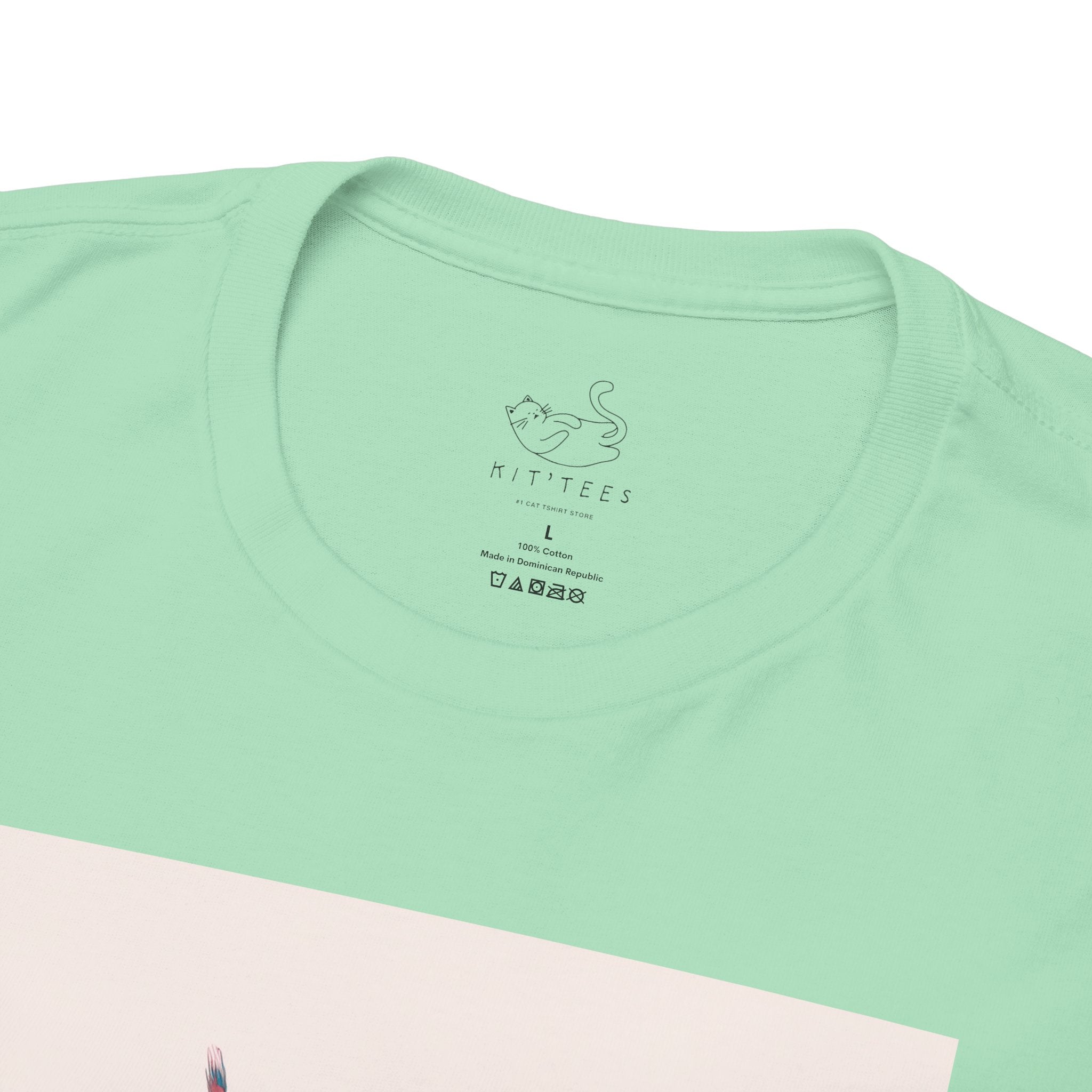 Fashion Pastel Cat T-Shirt — Pastel Trendy Cat Graphic Tee