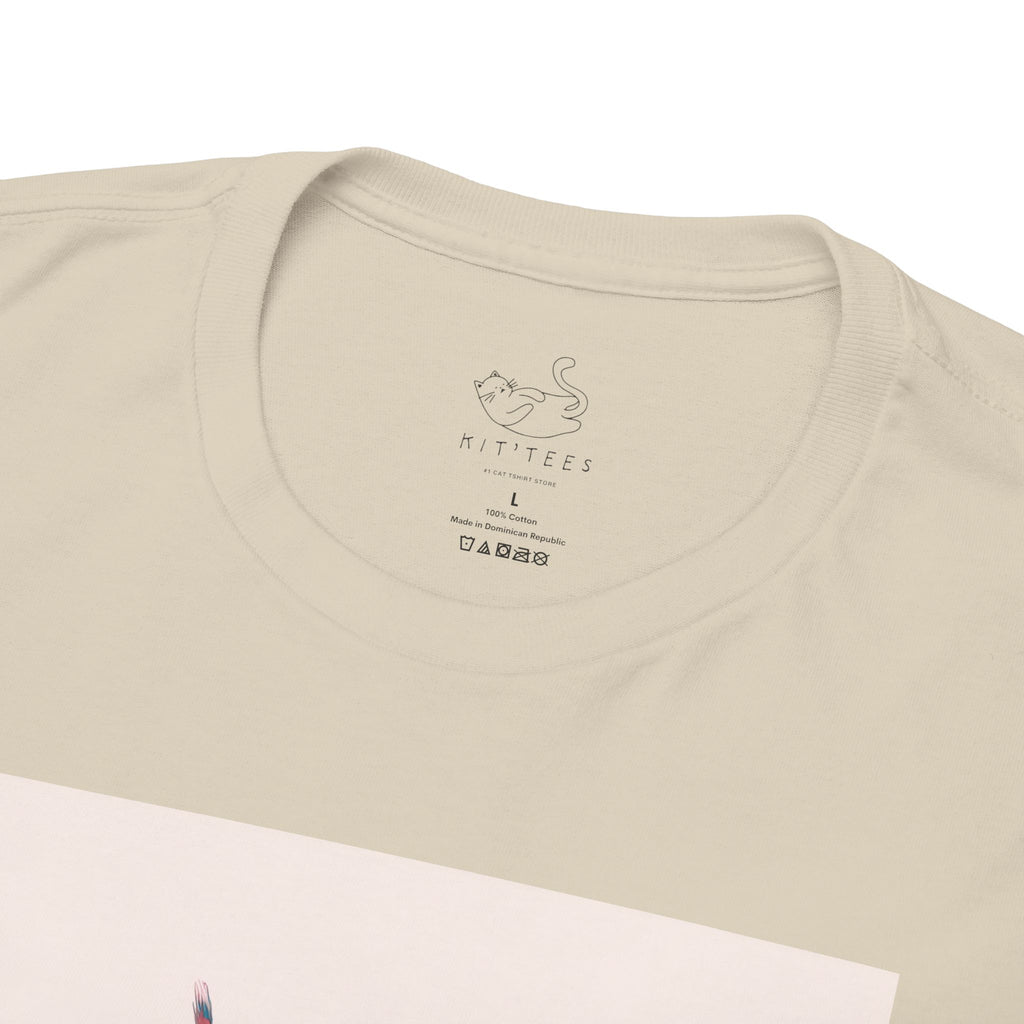 Fashion Pastel Cat T-Shirt — Pastel Trendy Cat Graphic Tee