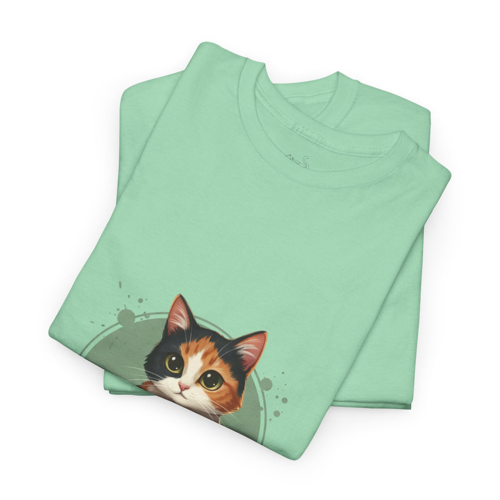 Cat Tee — Cute Calico Cat Graphic T-Shirt