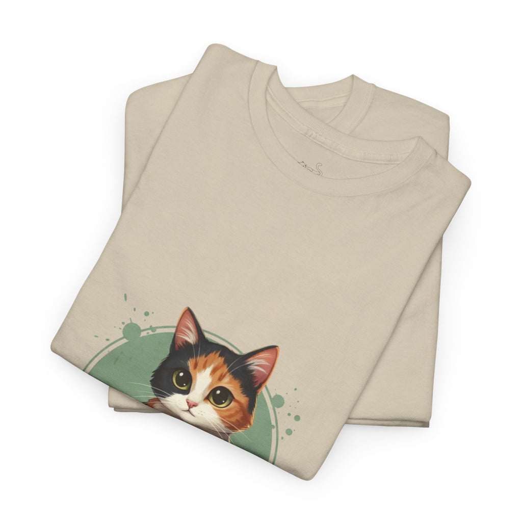 Cat Tee — Cute Calico Cat Graphic T-Shirt