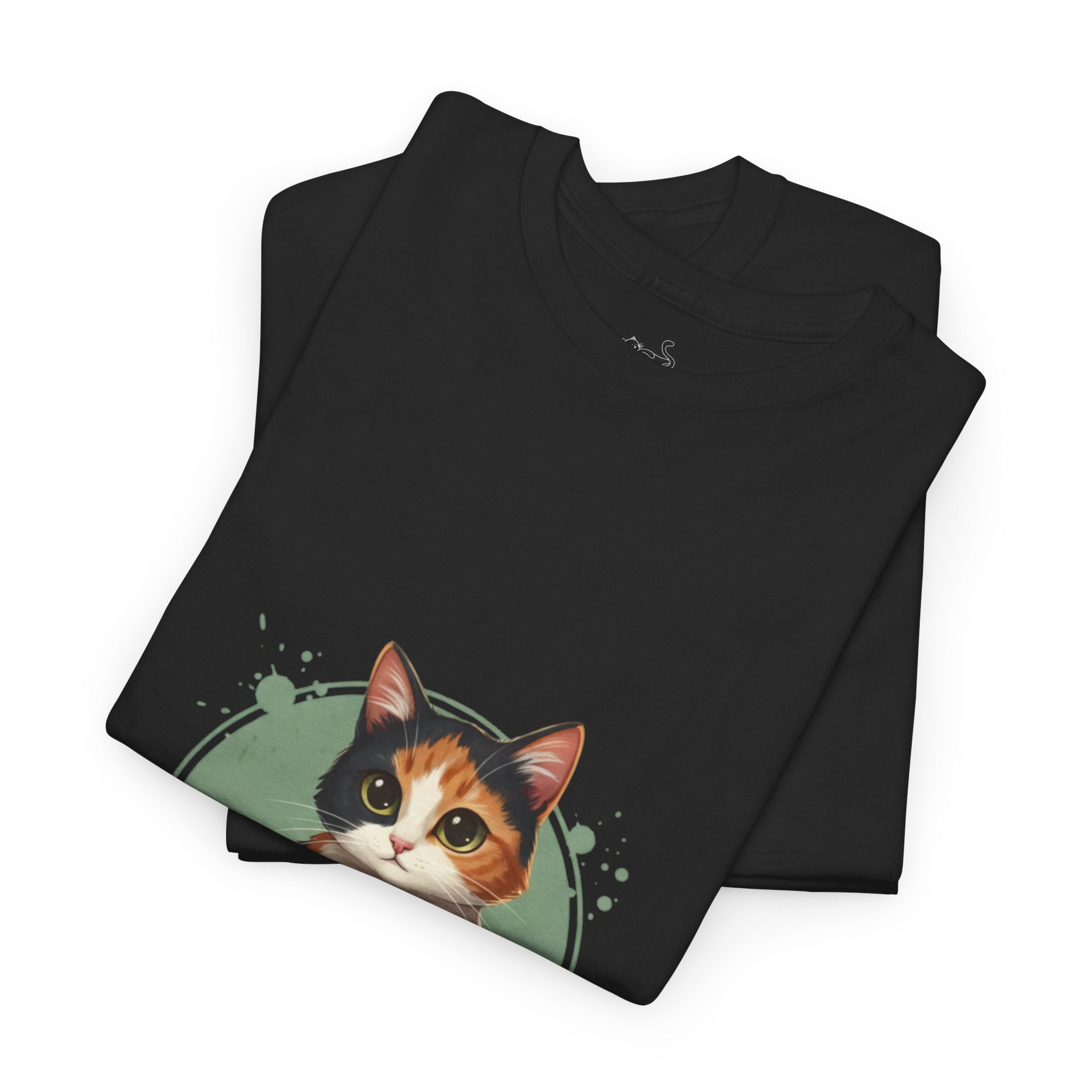 Cat Tee — Cute Calico Cat Graphic T-Shirt