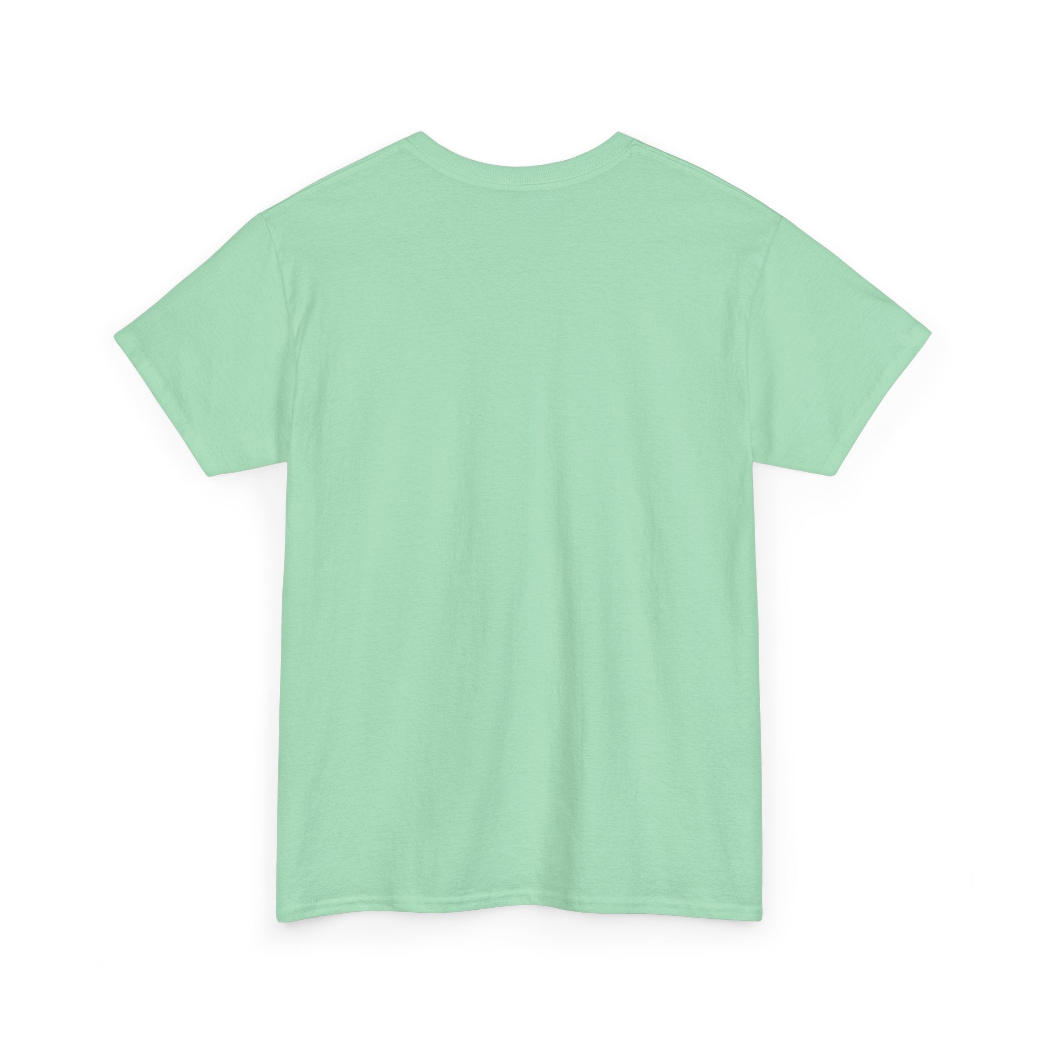 Cute Blue & White Fluffy Cat T-Shirt — Big-Eyed Cat Graphic Tee