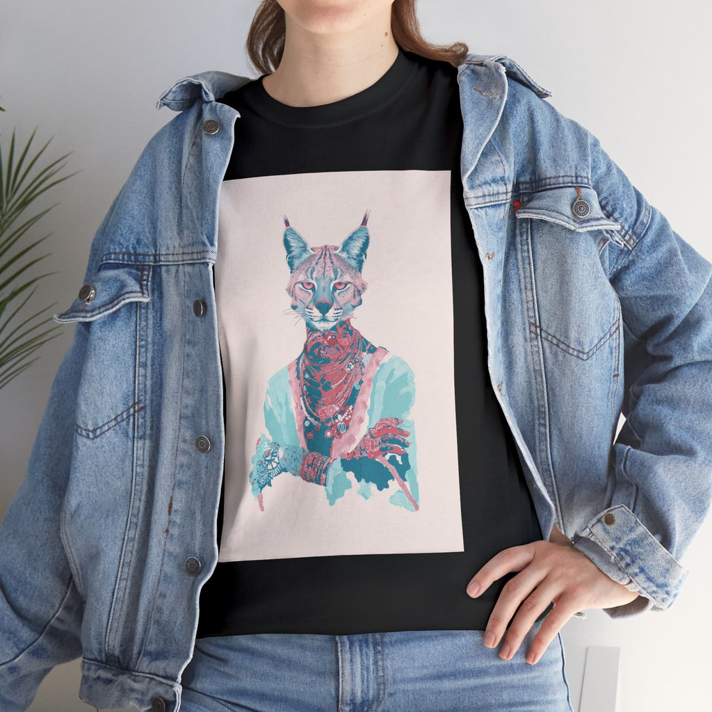 Fashion Pastel Cat T-Shirt — Pastel Trendy Cat Graphic Tee