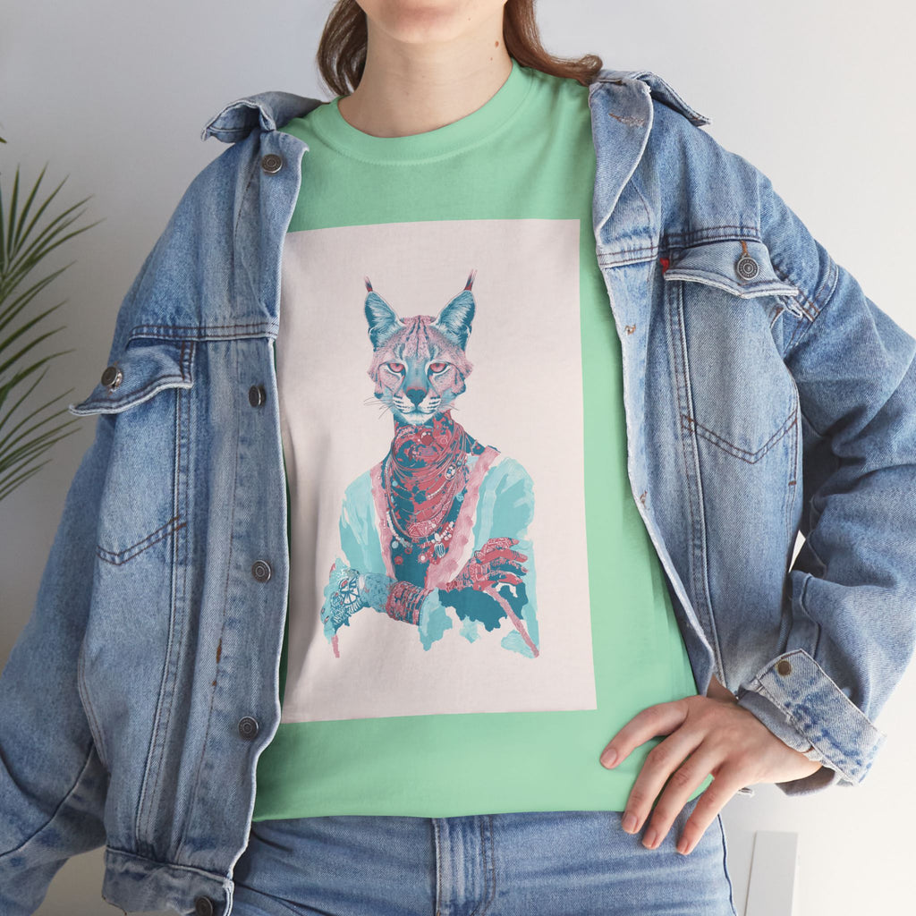 Fashion Pastel Cat T-Shirt — Pastel Trendy Cat Graphic Tee