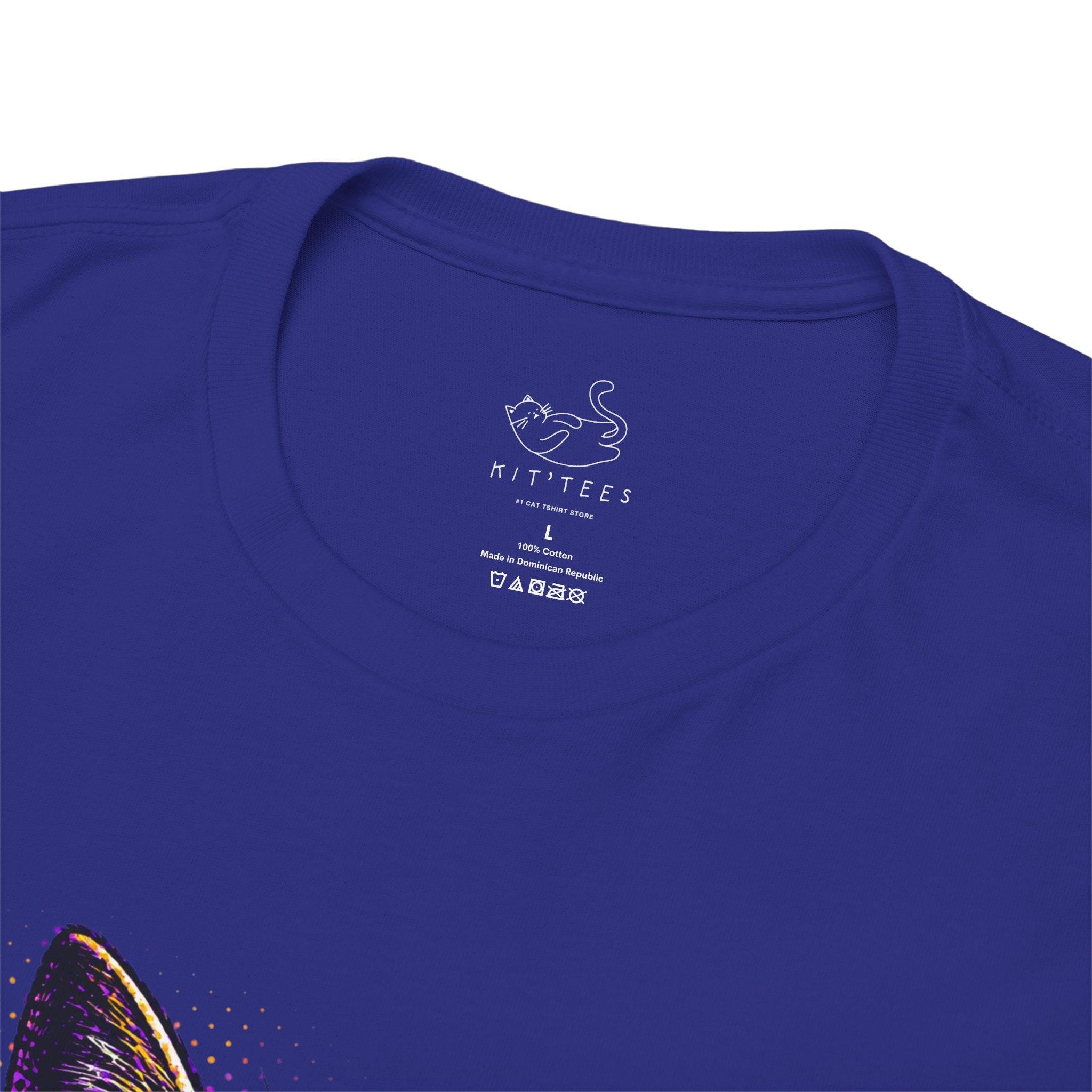 Halftone Pet Cat T-Shirt — Retro Cat Graphic Tee