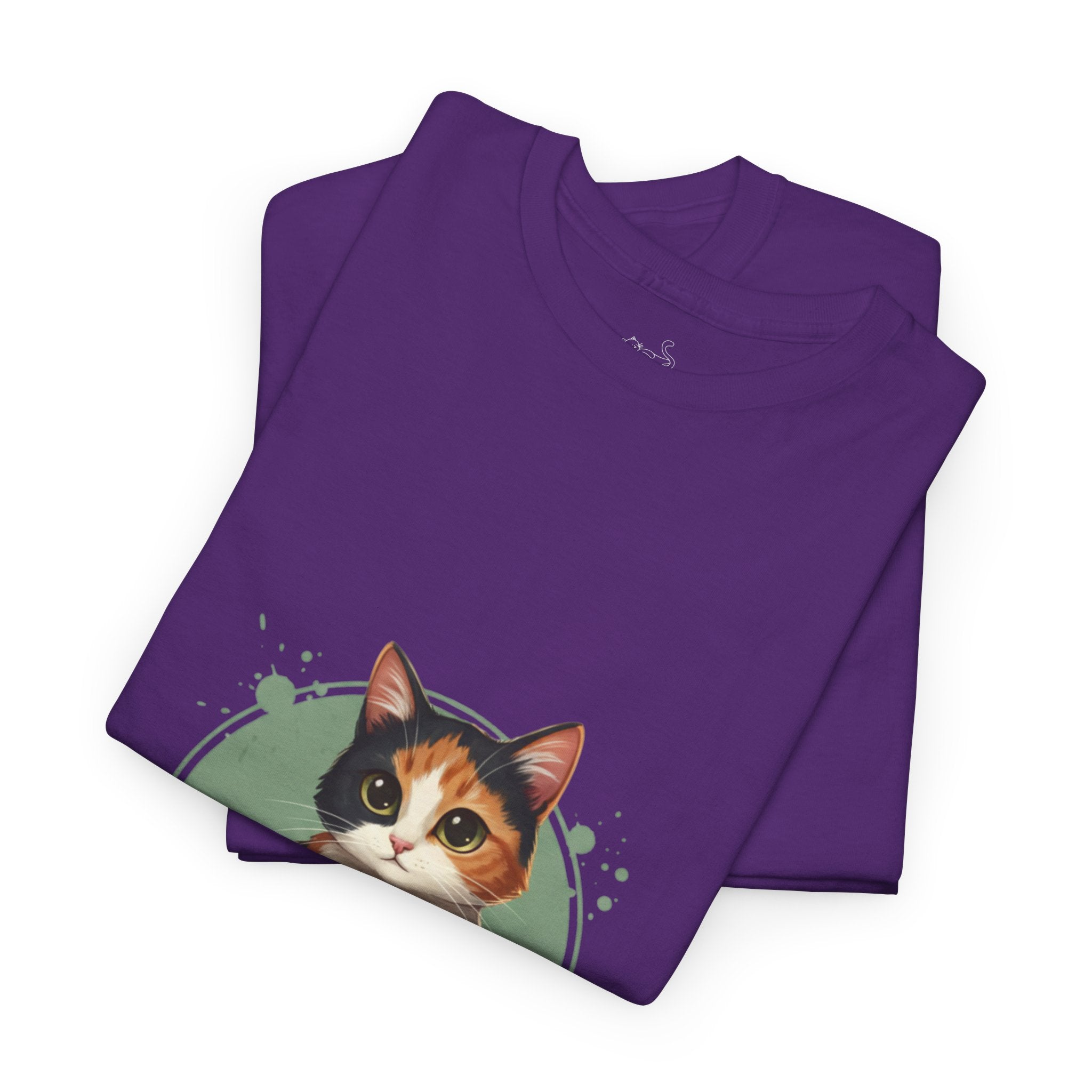 Cat Tee — Cute Calico Cat Graphic T-Shirt