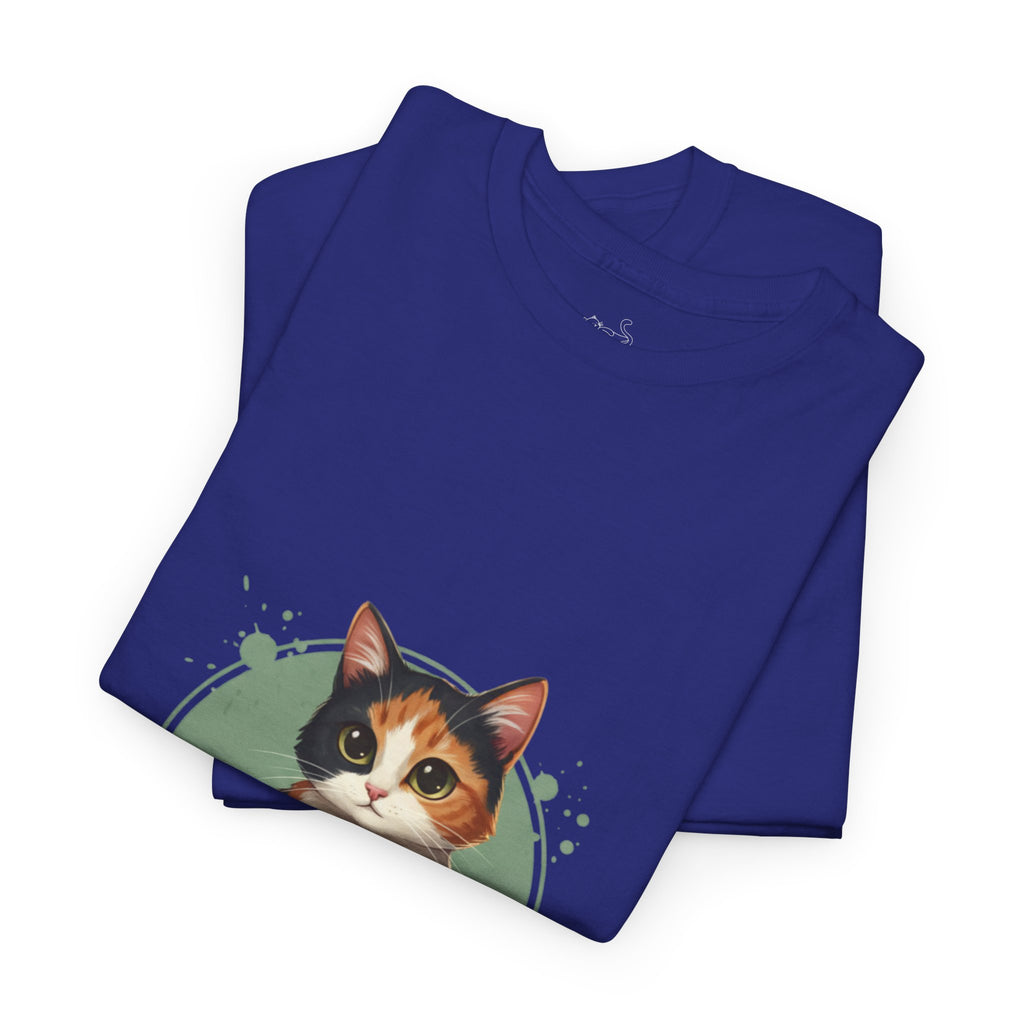 Cat Tee — Cute Calico Cat Graphic T-Shirt