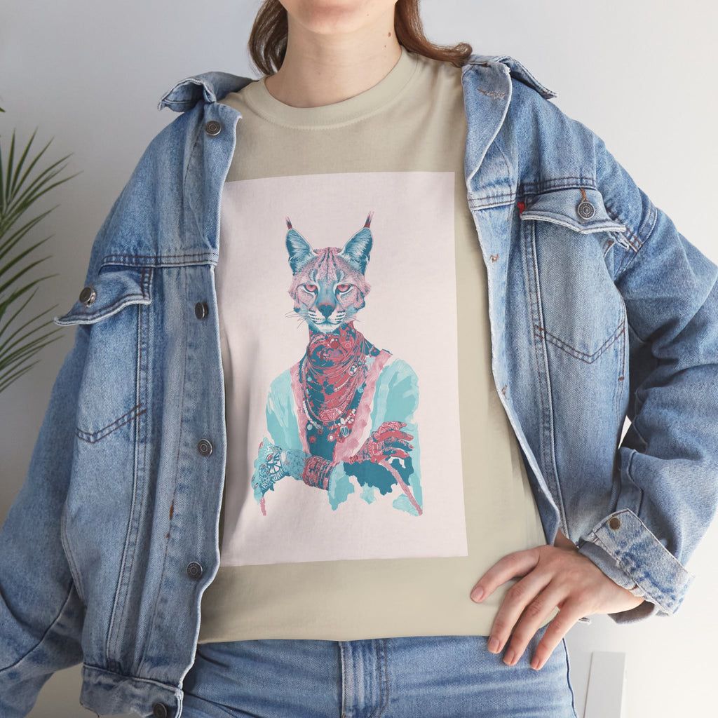 Fashion Pastel Cat T-Shirt — Pastel Trendy Cat Graphic Tee