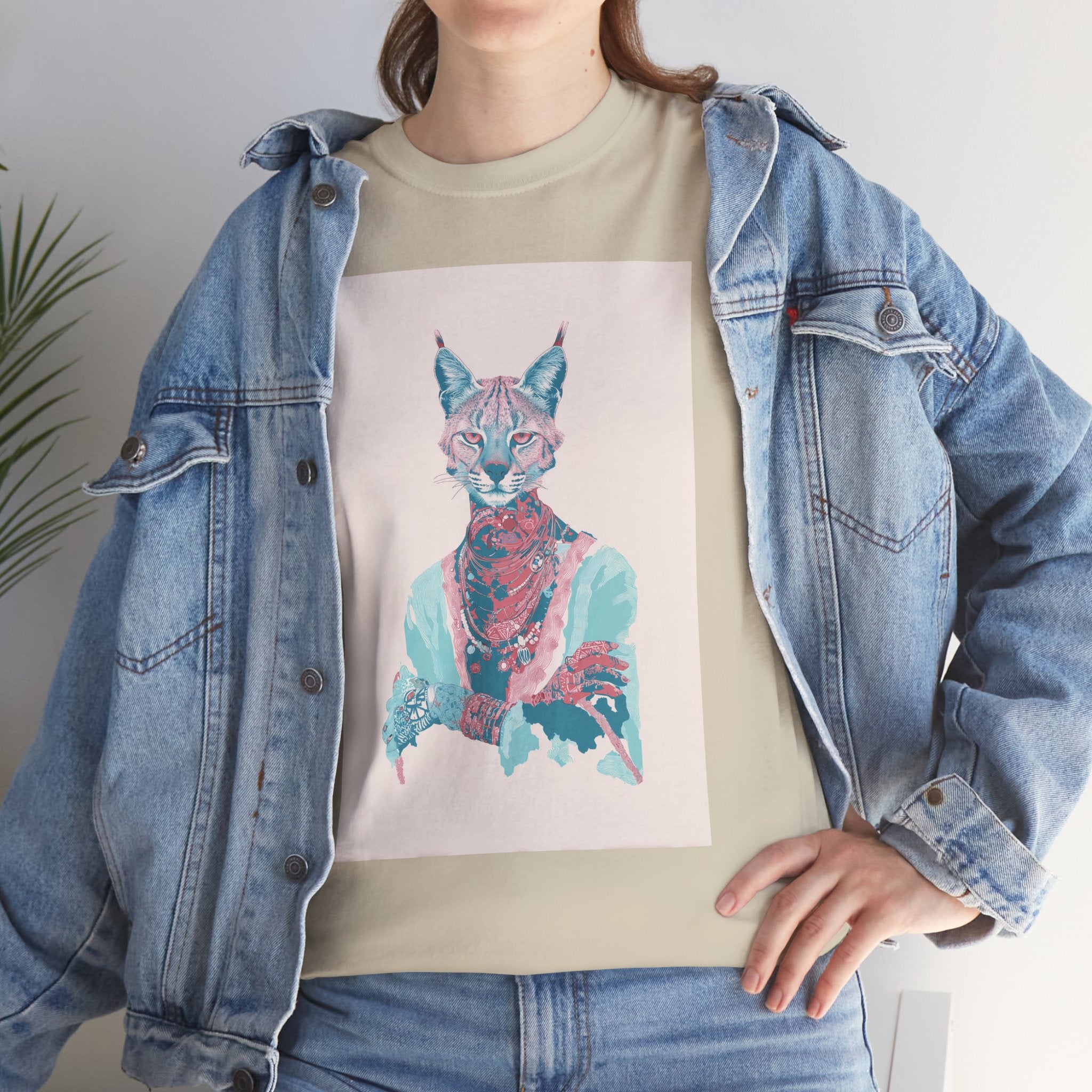 Fashion Pastel Cat T-Shirt — Pastel Trendy Cat Graphic Tee