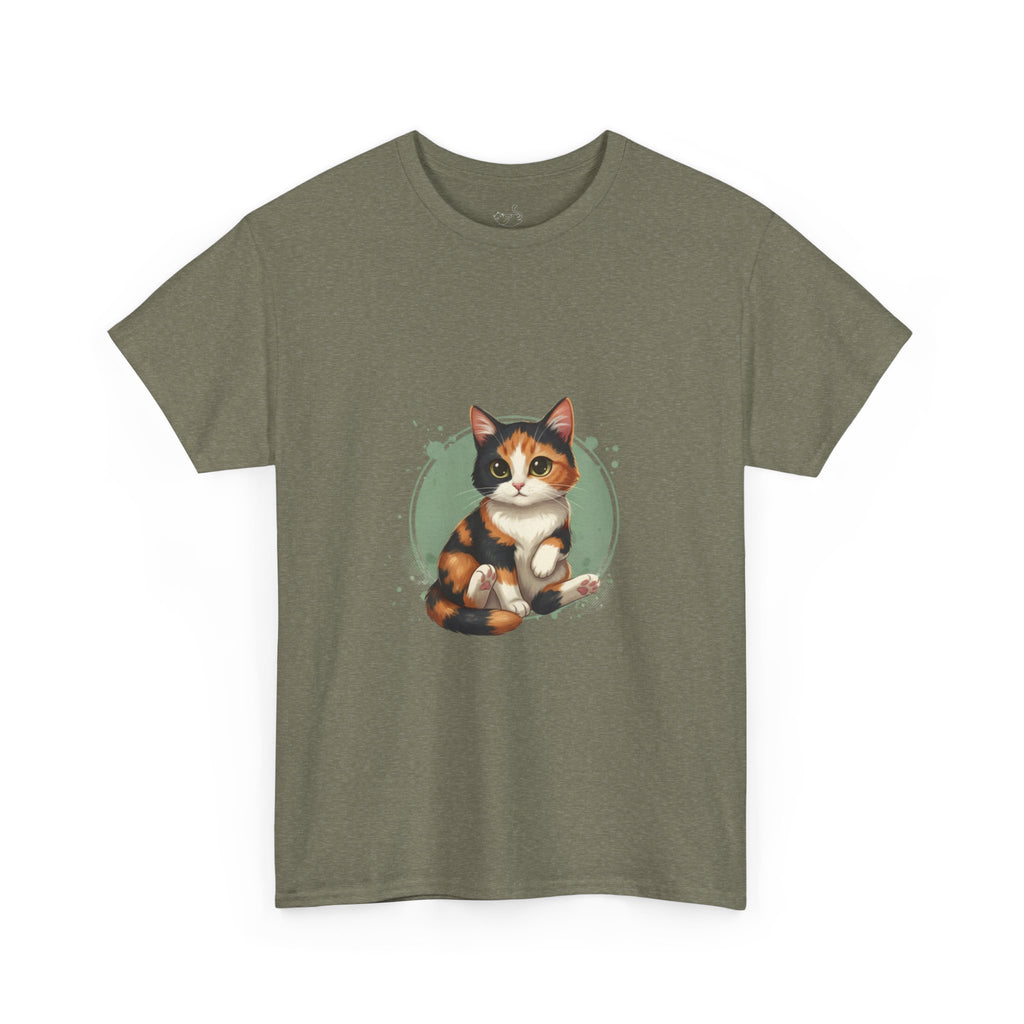 Cat Tee — Cute Calico Cat Graphic T-Shirt