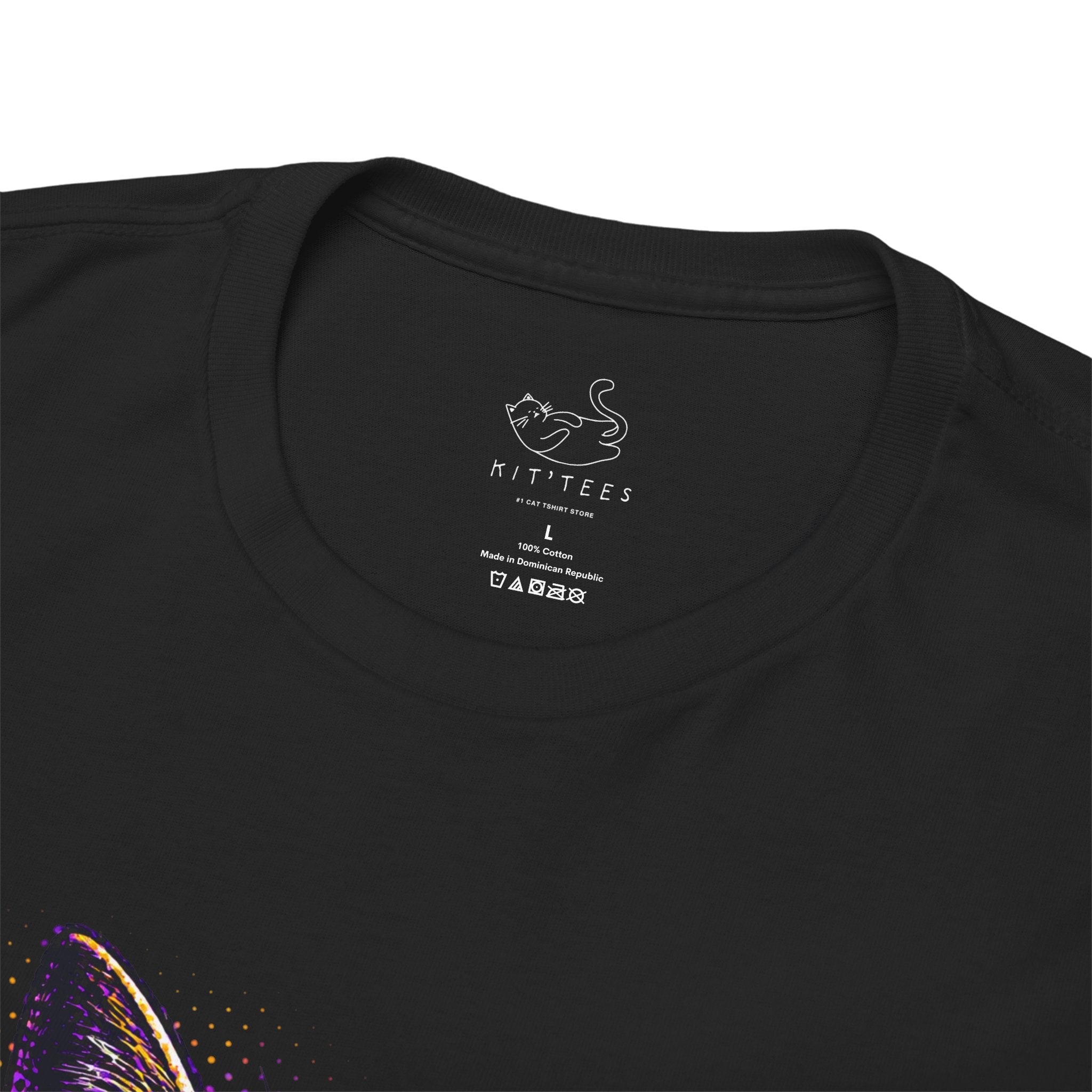 Halftone Pet Cat T-Shirt — Retro Cat Graphic Tee