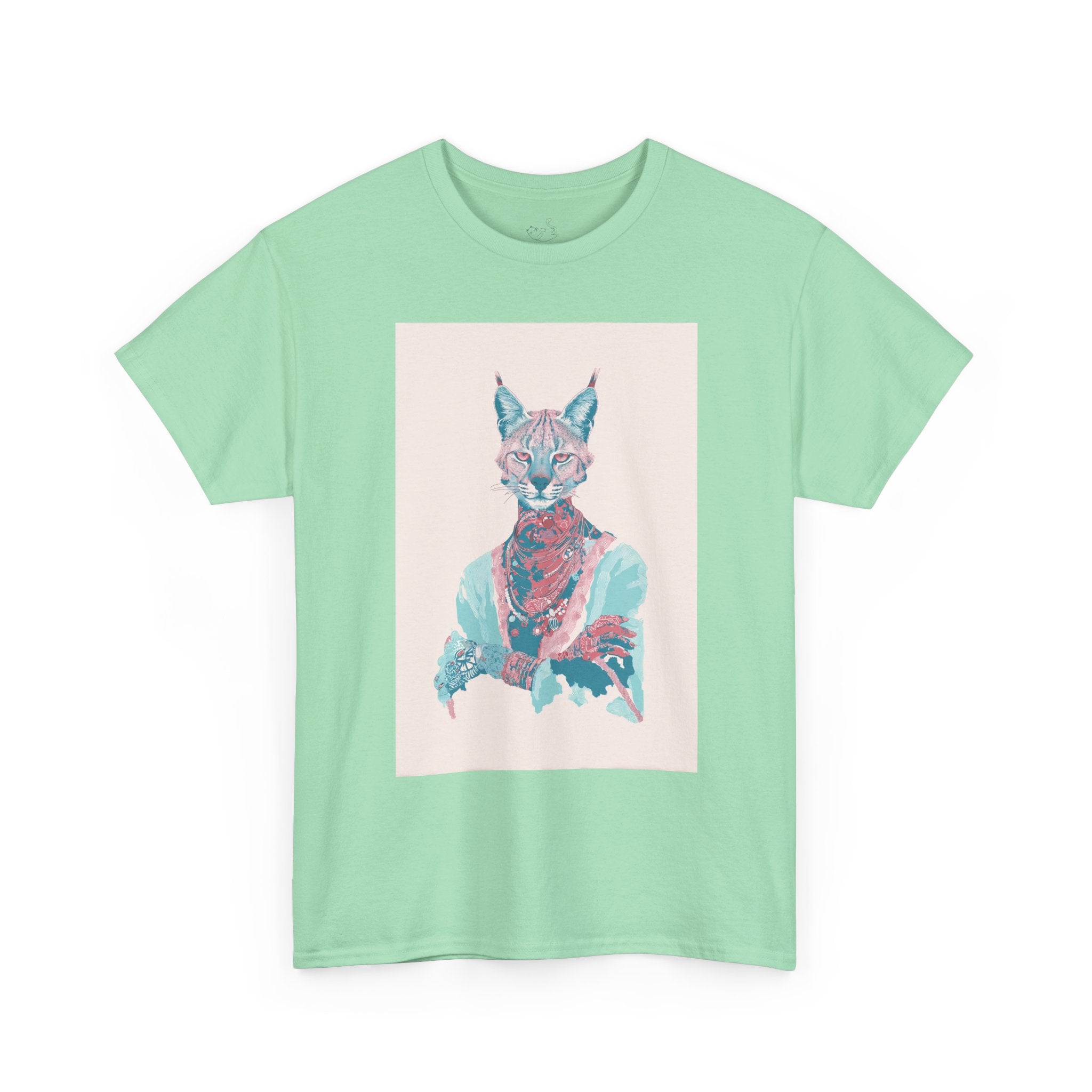 Fashion Pastel Cat T-Shirt — Pastel Trendy Cat Graphic Tee