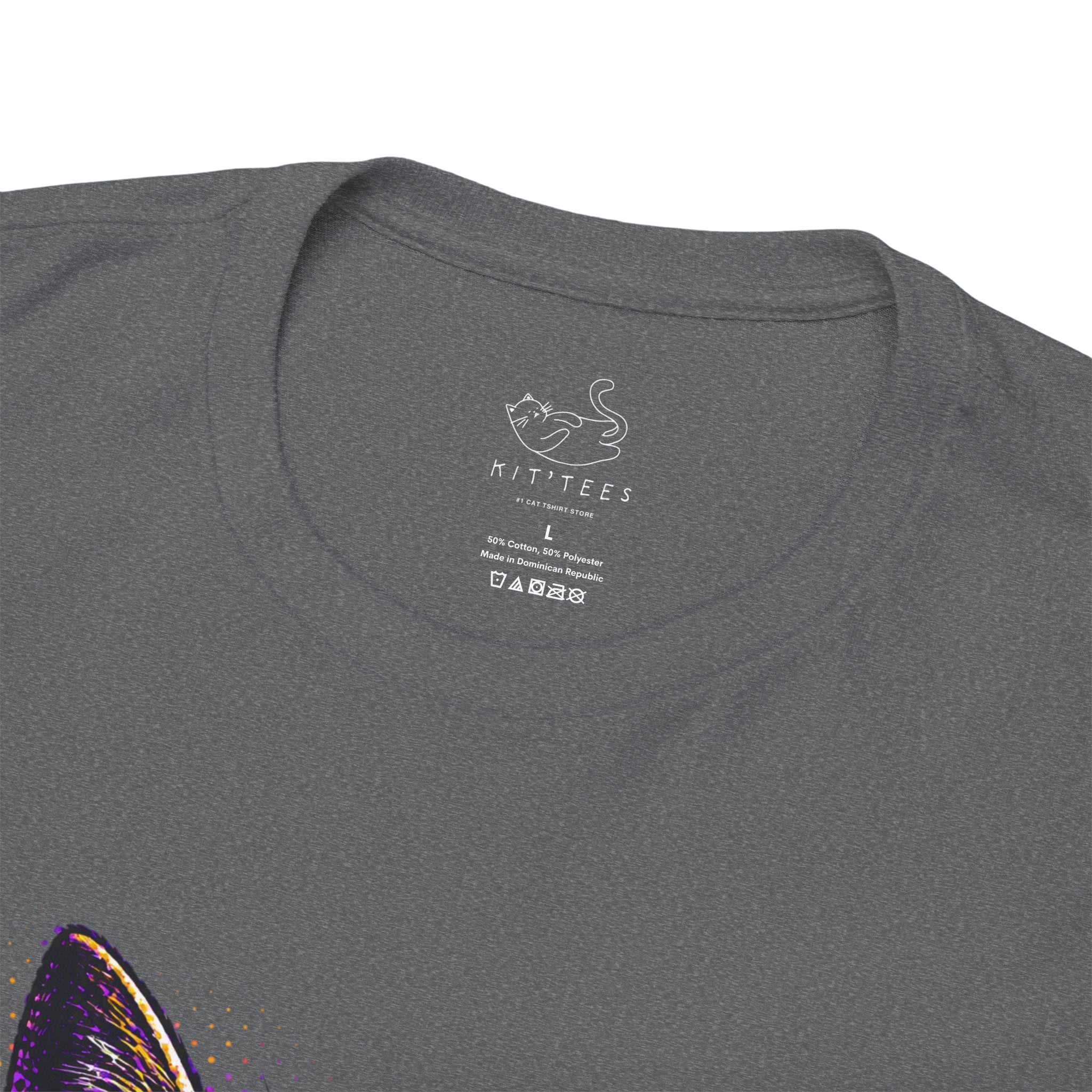 Halftone Pet Cat T-Shirt — Retro Cat Graphic Tee