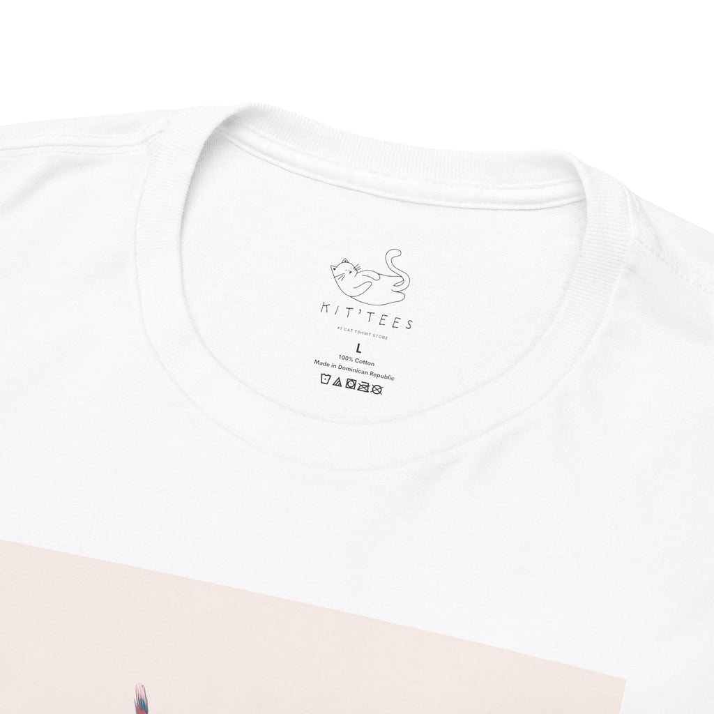 Fashion Pastel Cat T-Shirt — Pastel Trendy Cat Graphic Tee