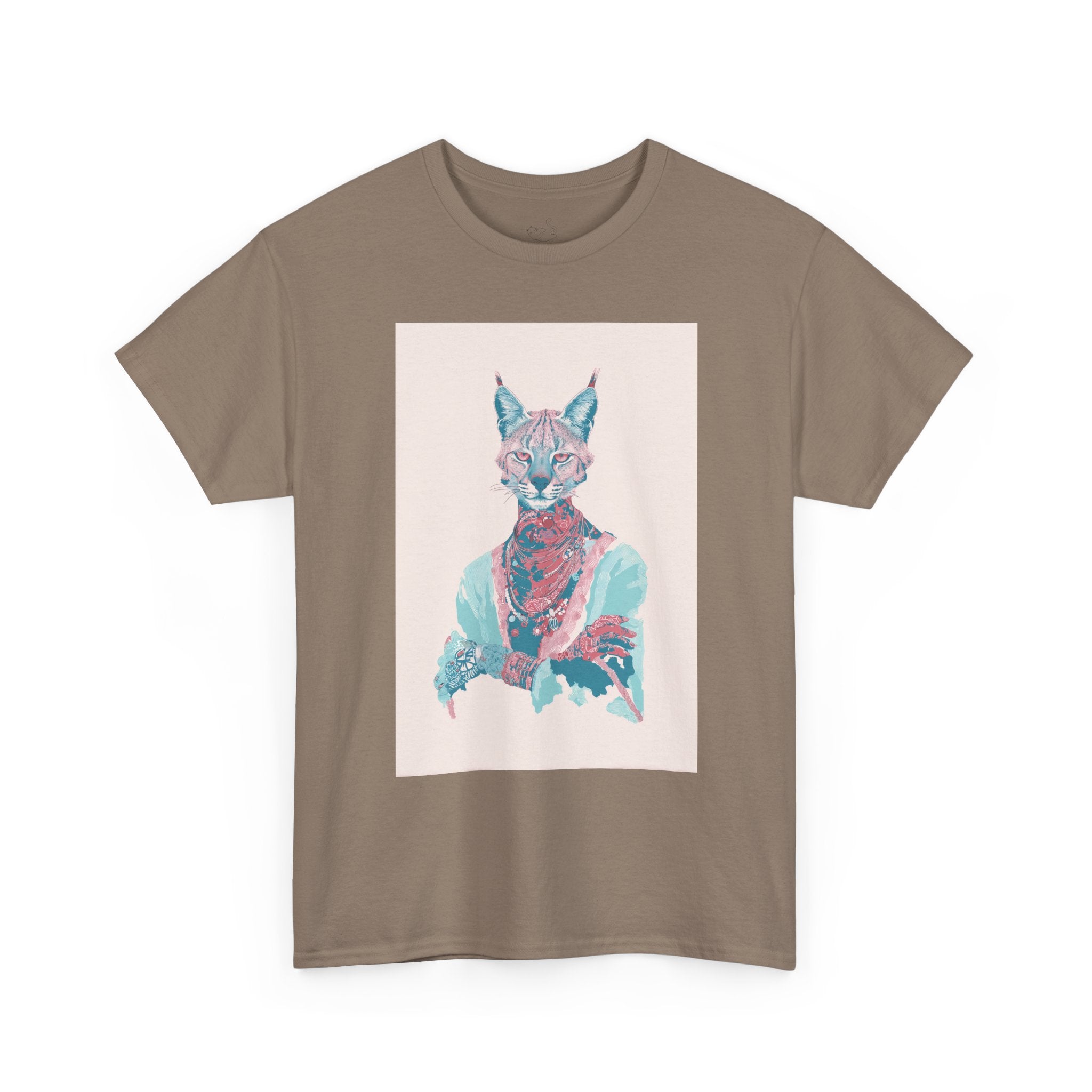 Fashion Pastel Cat T-Shirt — Pastel Trendy Cat Graphic Tee