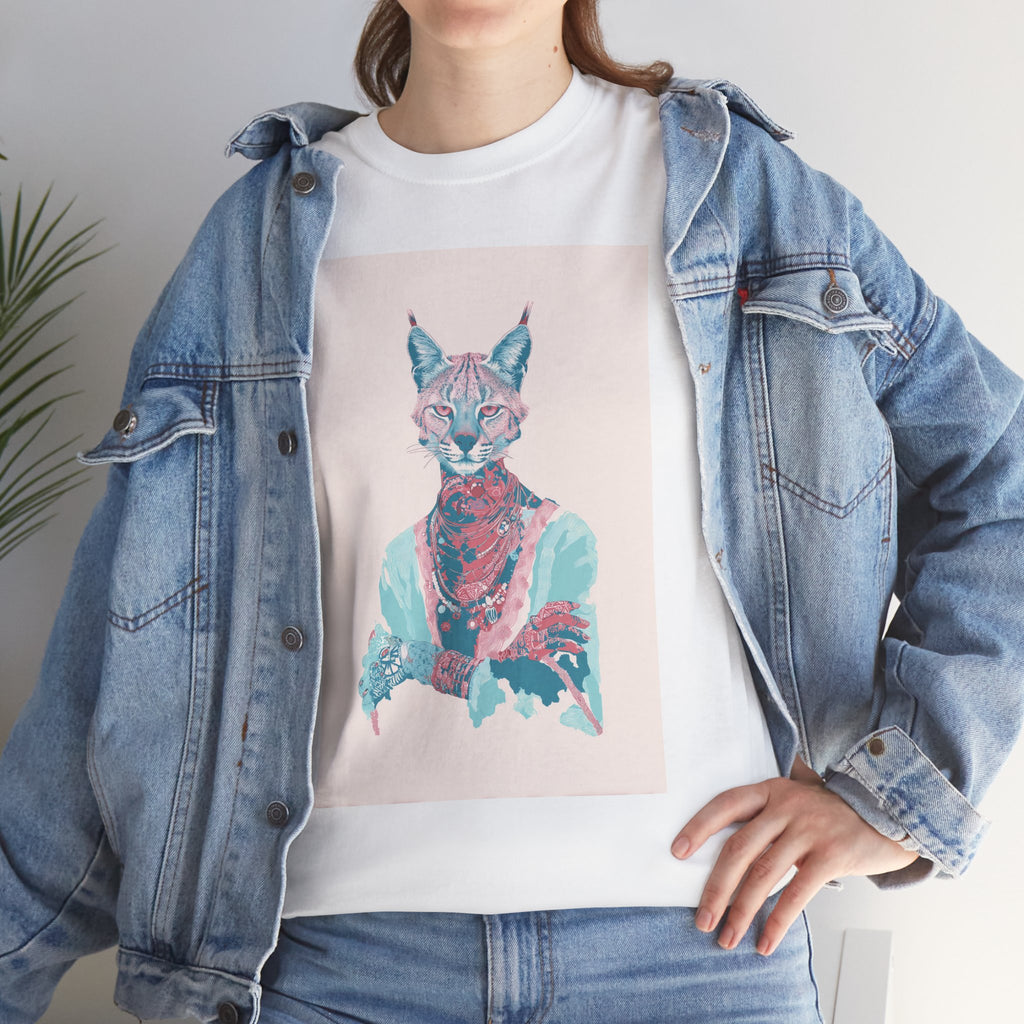 Fashion Pastel Cat T-Shirt — Pastel Trendy Cat Graphic Tee
