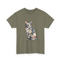 Colored Glass Cat T-Shirt — Artsy Cat Graphic Tee