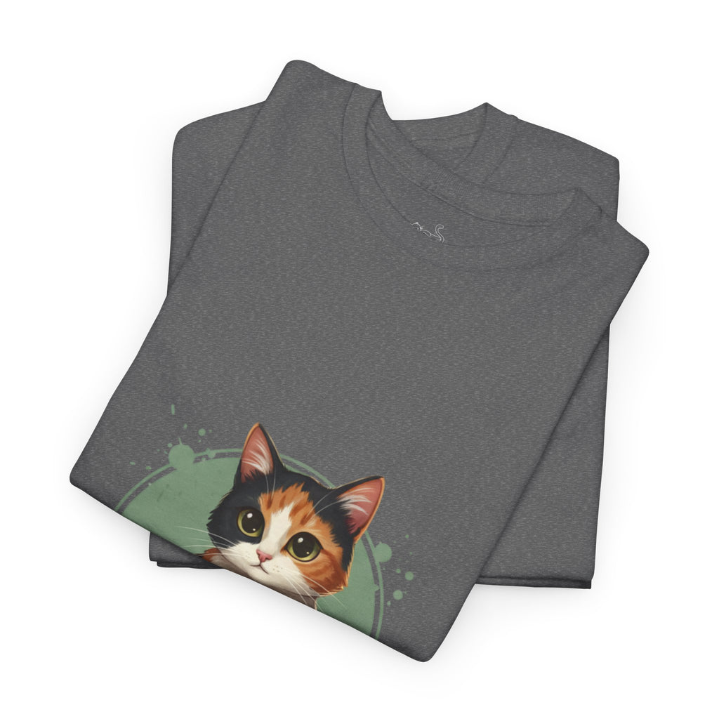 Cat Tee — Cute Calico Cat Graphic T-Shirt