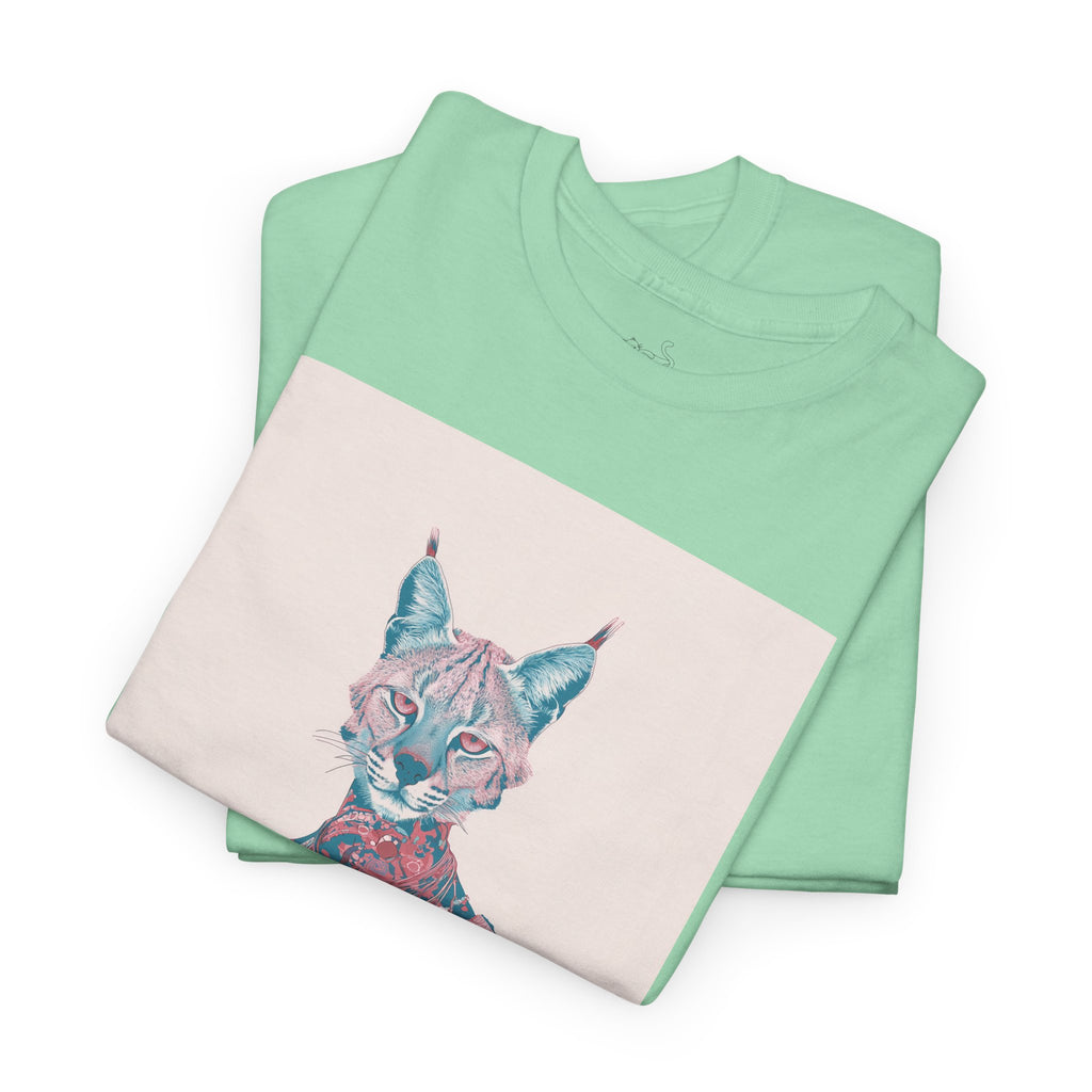 Fashion Pastel Cat T-Shirt — Pastel Trendy Cat Graphic Tee