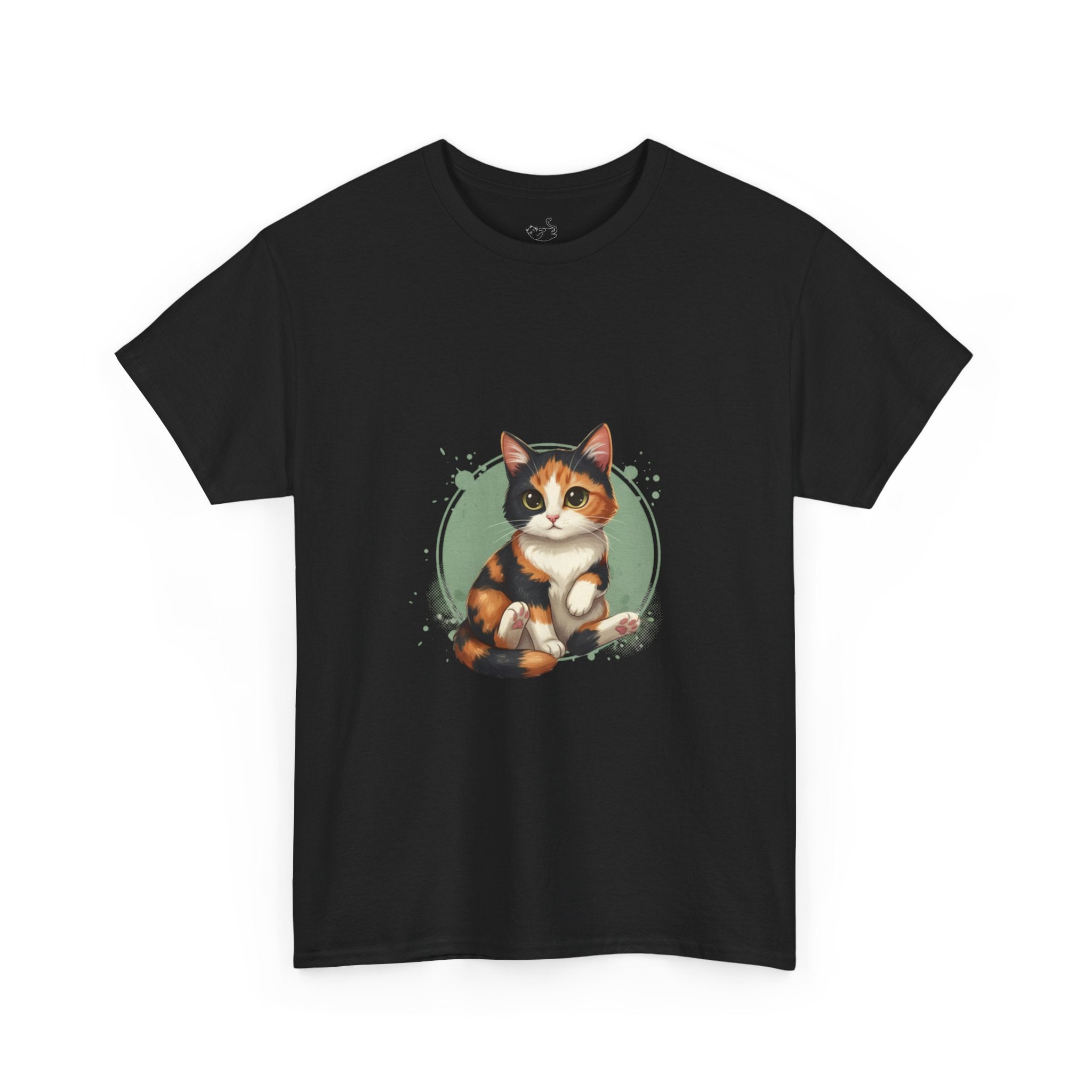 Cat Tee — Cute Calico Cat Graphic T-Shirt