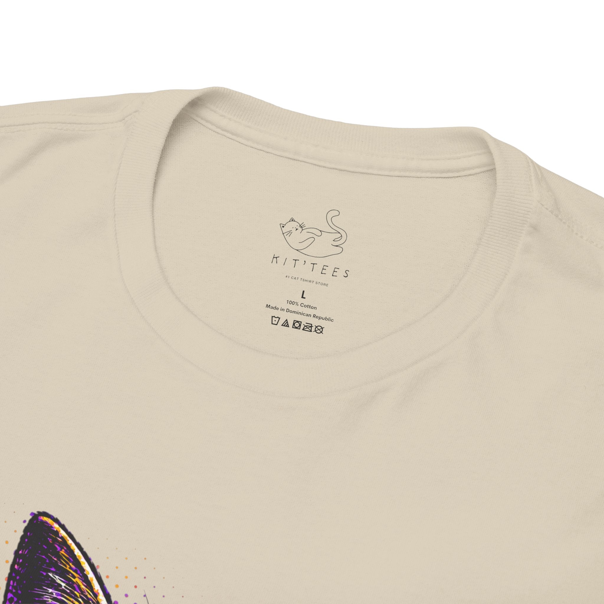 Halftone Pet Cat T-Shirt — Retro Cat Graphic Tee