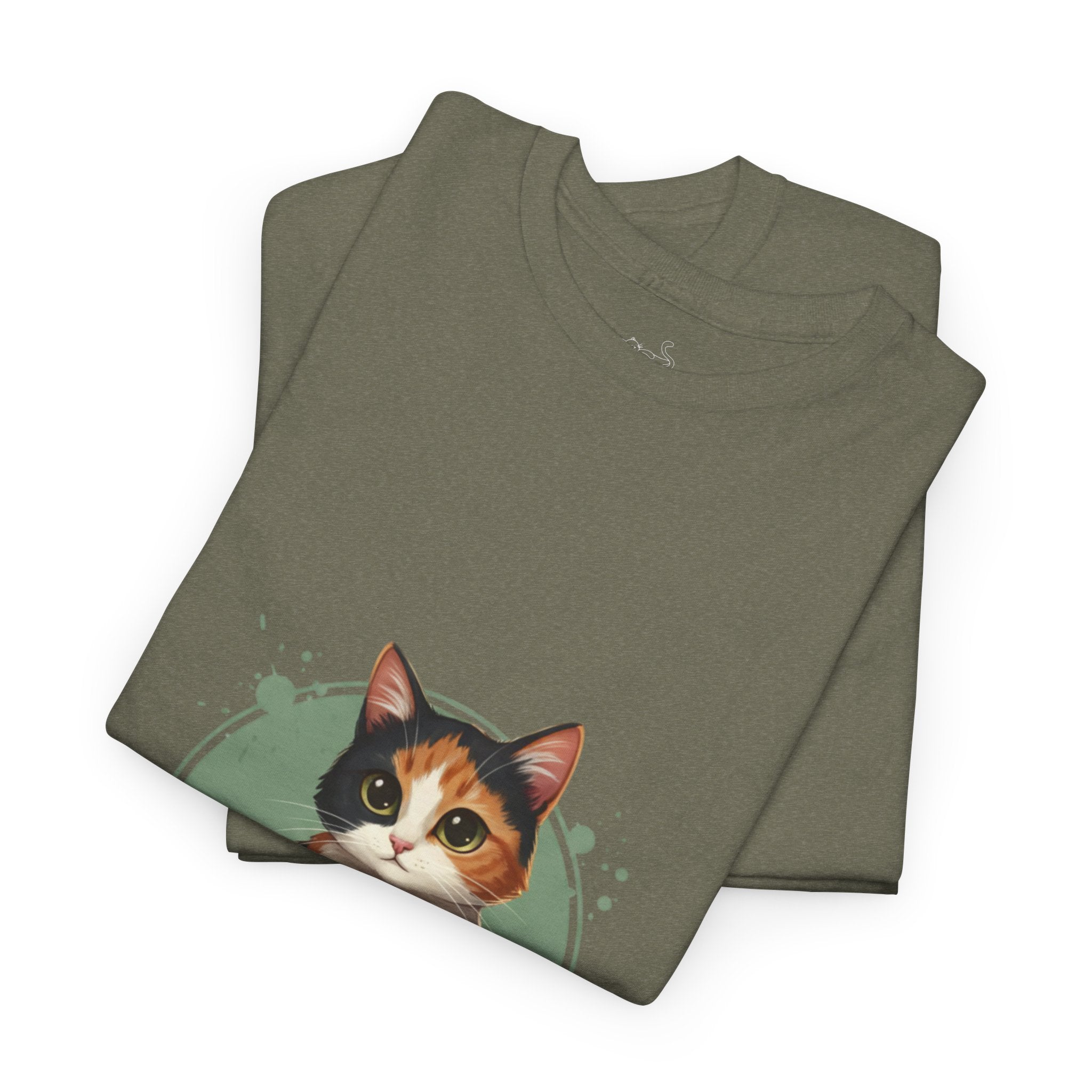 Cat Tee — Cute Calico Cat Graphic T-Shirt