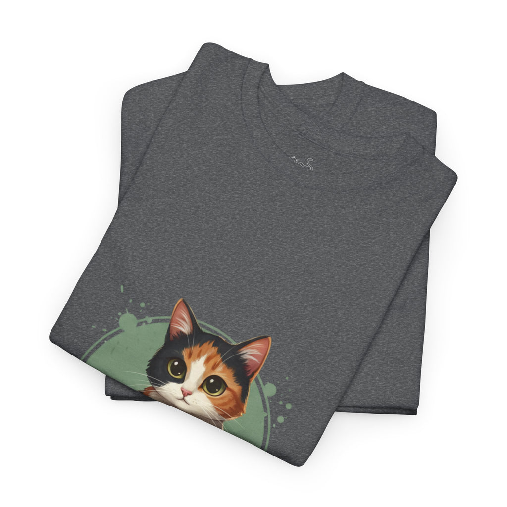 Cat Tee — Cute Calico Cat Graphic T-Shirt