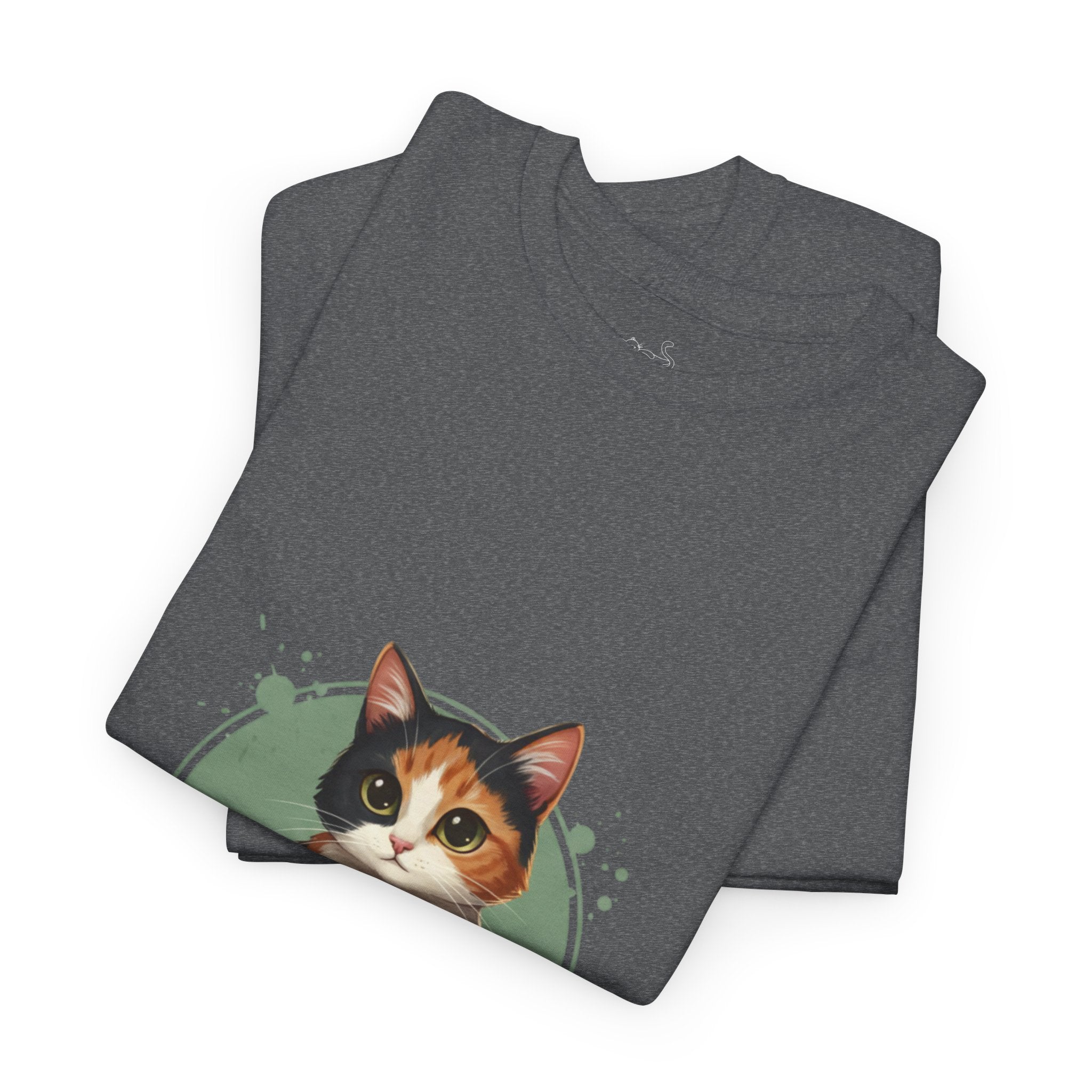 Cat Tee — Cute Calico Cat Graphic T-Shirt