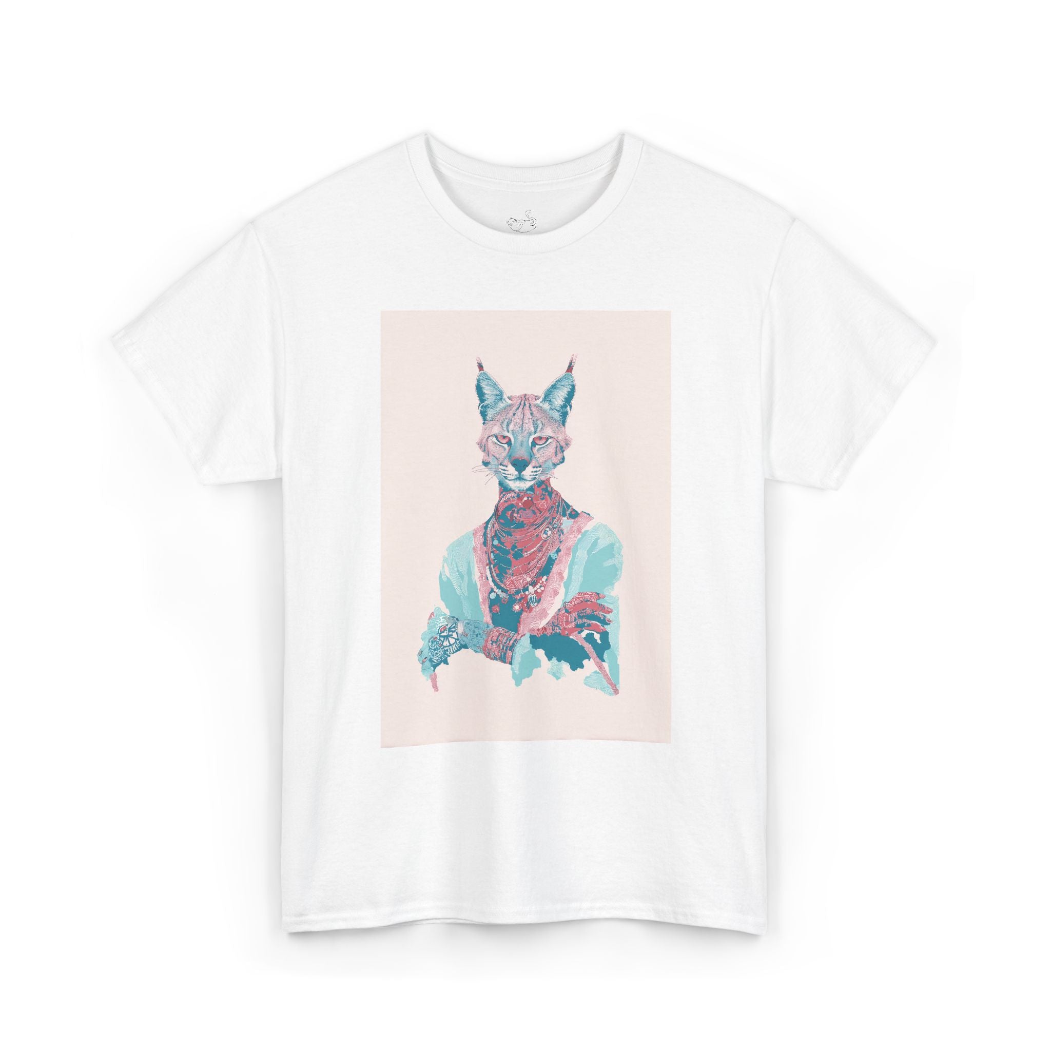 Fashion Pastel Cat T-Shirt — Pastel Trendy Cat Graphic Tee